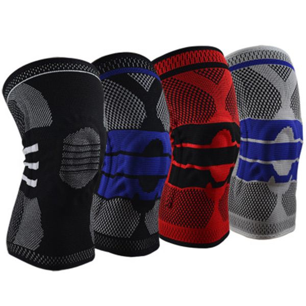 1 pcs knee pads protector knee support professional protective silicone spring compression protection sport kneepads brace, Black;gray
1 pcs knee pads protector knee support professional protective silicone spring compression protection sport kneepads brace, Black;gray