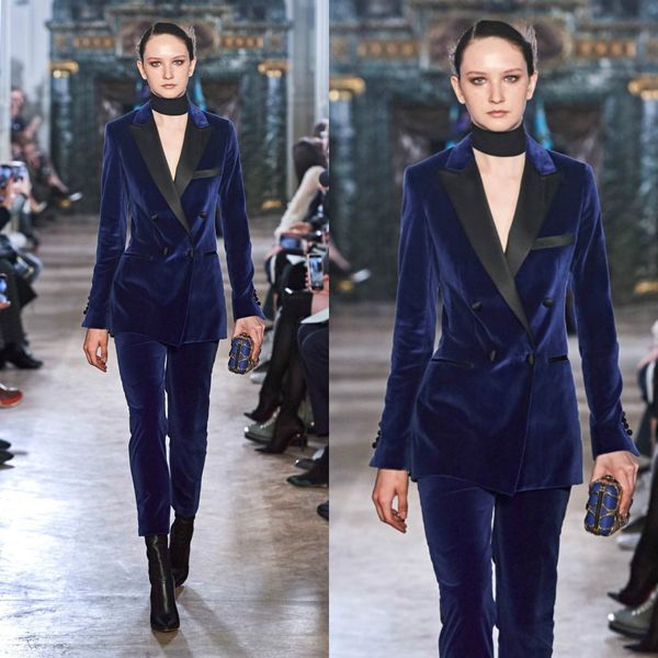 elie saab 2019 velvet prom dresses suits long sleeve jackets pants evening gowns special occasion women party dress suit abendkleider, Black
elie saab 2019 velvet prom dresses suits long sleeve jackets pants evening gowns special occasion women party dress suit abendkleider, Black