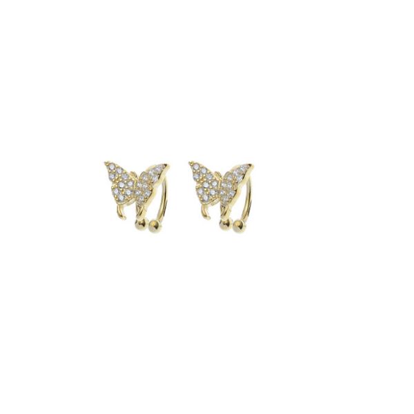 fashion cz butterfly clips earrings cute gold fake piercing korean earrings for women girls fashion jewelry 2020, Silver
fashion cz butterfly clips earrings cute gold fake piercing korean earrings for women girls fashion jewelry 2020, Silver