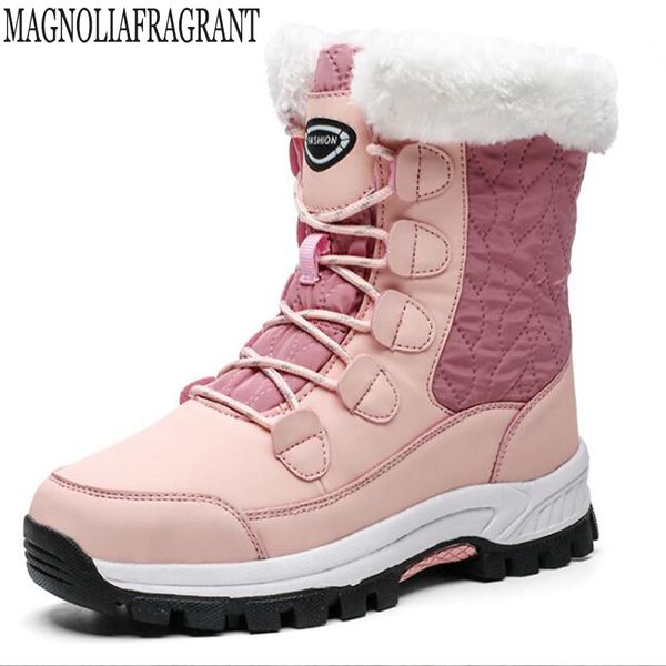 fashion winter shoes woman pink leather boots women platform snow boots lace up flat with fur warm large size ankle y673, Black
fashion winter shoes woman pink leather boots women platform snow boots lace up flat with fur warm large size ankle y673, Black