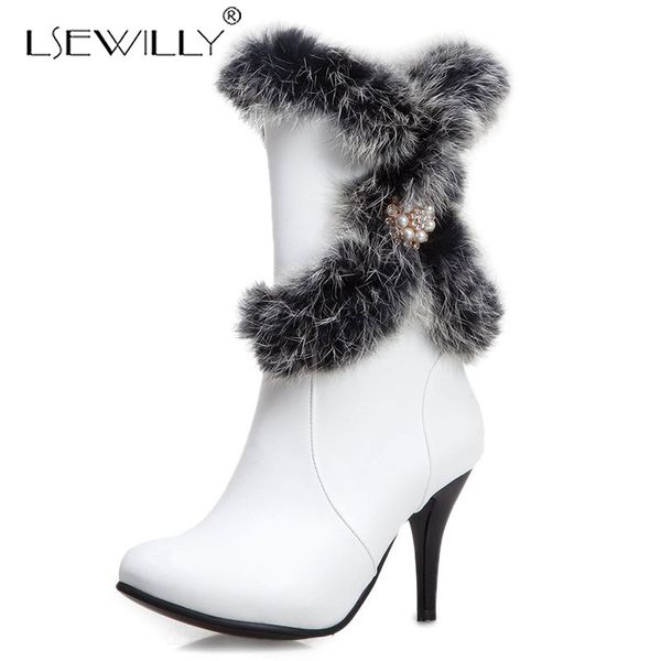 lsewilly mid-calf boots for women black white pointed toe thin heel high heels black booties autumn winter botas mujer k170
lsewilly mid-calf boots for women black white pointed toe thin heel high heels black booties autumn winter botas mujer k170