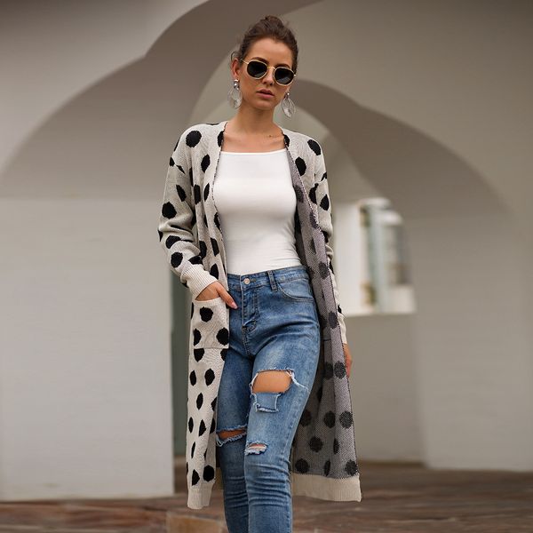 Cardigan Women Long Sleeve New Female Elegant Pocket Knitted Outerwear Sweater High Quality SJ3086
Cardigan Women Long Sleeve New Female Elegant Pocket Knitted Outerwear Sweater High Quality SJ3086