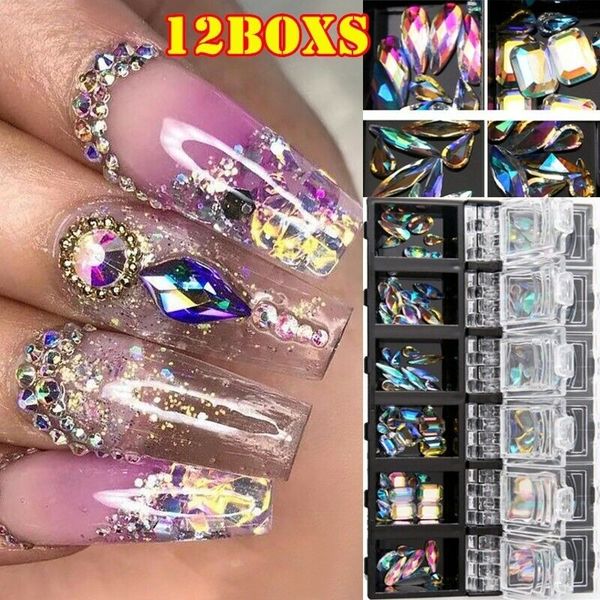12 box 3d ab diamond gems nail glitter rhinestone crystal glass nail art decor, Silver;gold
12 box 3d ab diamond gems nail glitter rhinestone crystal glass nail art decor, Silver;gold