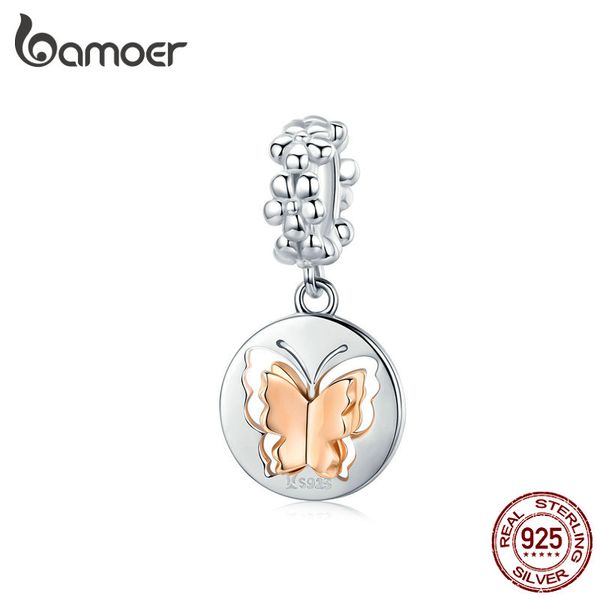 bamoer biocolor rose gold color butterfly pendant charm fit for original women silver bracelet sterling silver jewelry scc1250, Bronze;silver
bamoer biocolor rose gold color butterfly pendant charm fit for original women silver bracelet sterling silver jewelry scc1250, Bronze;silver
