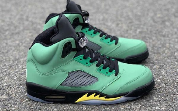 designer 5 basketball shoes 5s oregon ducks apple green black yellow strike black fashion sport sneakers with box
designer 5 basketball shoes 5s oregon ducks apple green black yellow strike black fashion sport sneakers with box
