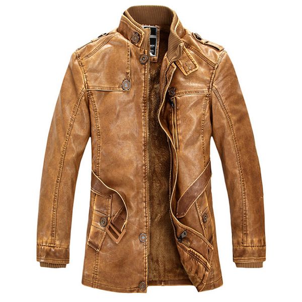 2019 new stand collar thick warm veste cuir homme good quality fashion biker jacket, Black
2019 new stand collar thick warm veste cuir homme good quality fashion biker jacket, Black