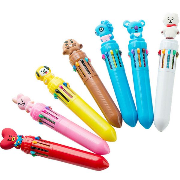 multi-color 8 color ballpoint pen ball pens kids girl school office stationery, Blue;orange
multi-color 8 color ballpoint pen ball pens kids girl school office stationery, Blue;orange