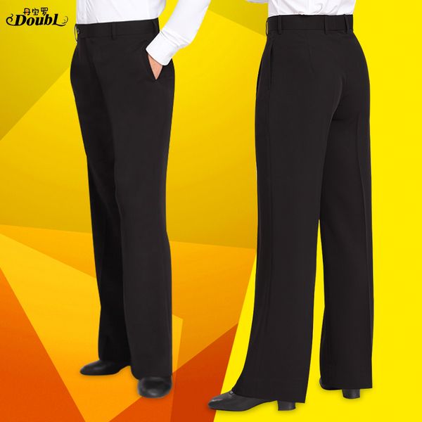 doubl fashion men ballroom professional stylish loose dancewear straight black latin trousers competition practise dance pants, Black;red
doubl fashion men ballroom professional stylish loose dancewear straight black latin trousers competition practise dance pants, Black;red