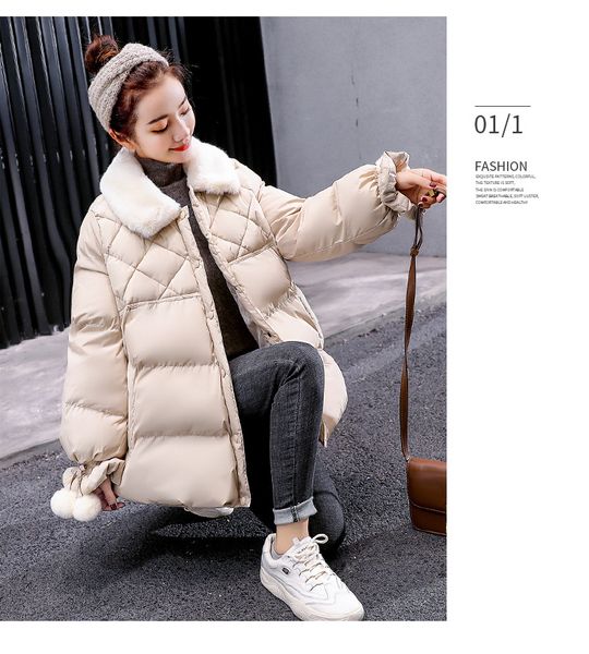 short down cotton-padded jacket bread jacket thickened coat cotton-padded women 2018 winter new style 90320, Black
short down cotton-padded jacket bread jacket thickened coat cotton-padded women 2018 winter new style 90320, Black