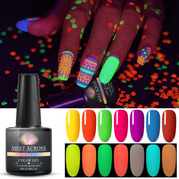 meet across luminous uv gel nail polish fluorescent nail varnish glow in the dark gel polish lacquer base coat primer, Red;pink
meet across luminous uv gel nail polish fluorescent nail varnish glow in the dark gel polish lacquer base coat primer, Red;pink