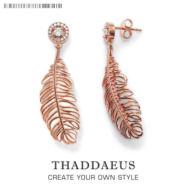 drop earring feather trendy gift for women ts earring thomas style rose gold color zirconia silver fashion jewelry
drop earring feather trendy gift for women ts earring thomas style rose gold color zirconia silver fashion jewelry