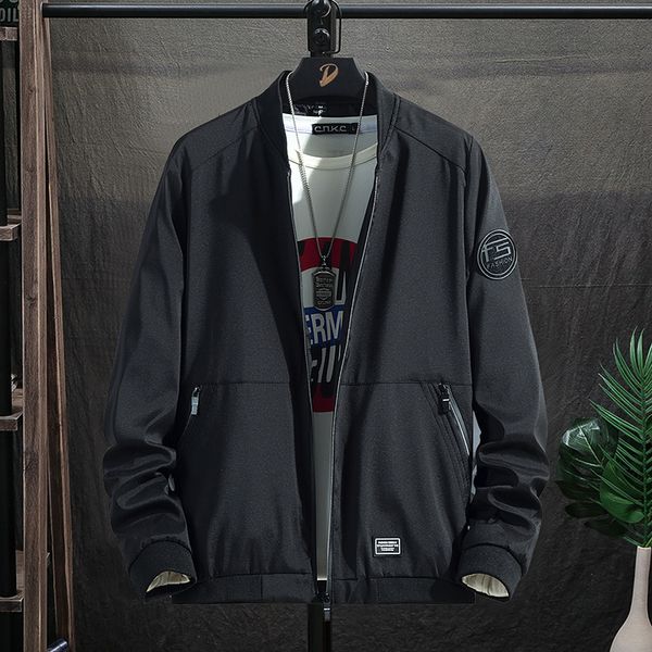 spring new men's bomber zipper jacket male casual streetwear hip hop slim fit pilot coat men clothing plus size 4xl, Black;brown
spring new men's bomber zipper jacket male casual streetwear hip hop slim fit pilot coat men clothing plus size 4xl, Black;brown