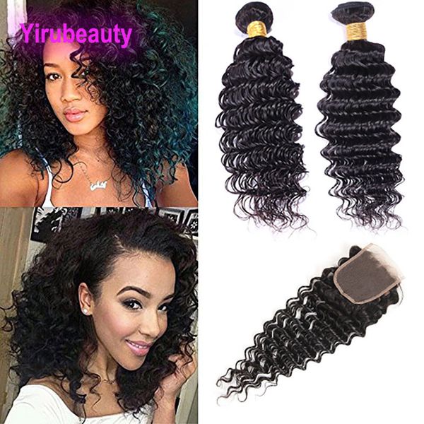 peruvian deep wave with 4x4 lace closure 2 bundles with lace closure curly human hair wefts with closure natural color, Black;brown
peruvian deep wave with 4x4 lace closure 2 bundles with lace closure curly human hair wefts with closure natural color, Black;brown