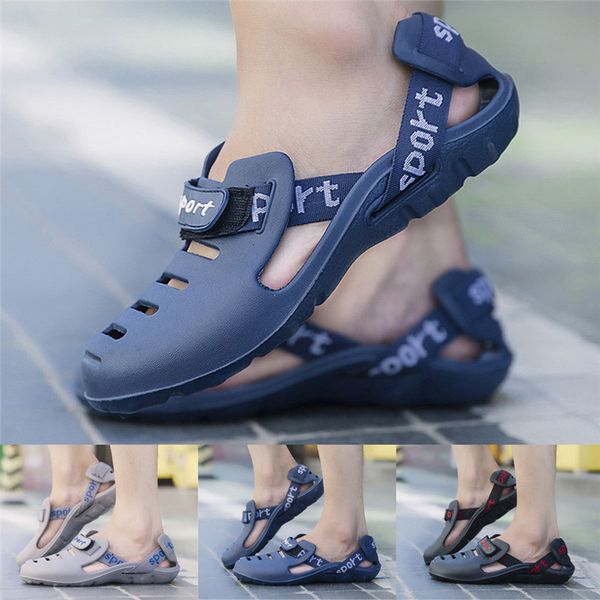 2019 summer men's fashion casual slippers outdoor beach slippers comfort sandals terlik mans footwear 40ja29, Blue;gray
2019 summer men's fashion casual slippers outdoor beach slippers comfort sandals terlik mans footwear 40ja29, Blue;gray