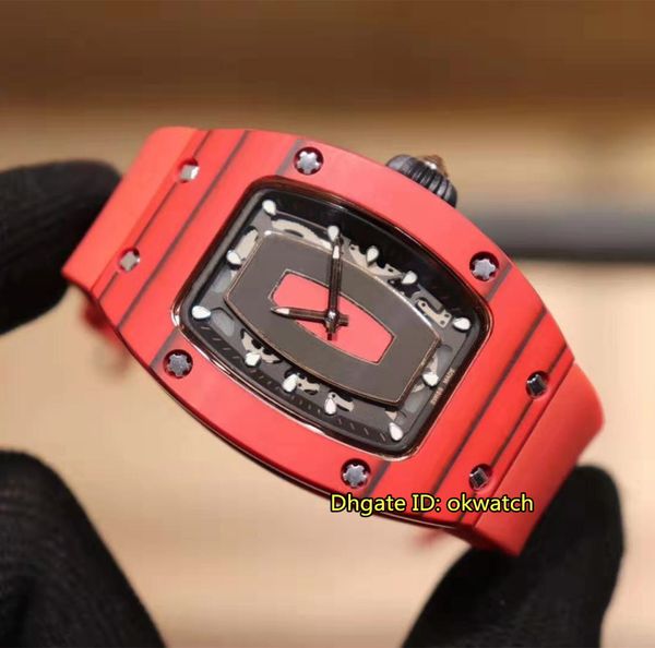 9 style watch 07-01 red carbon ntpt onyx miyota automatic mechanical womens watch 07 black / red dial robber strap ladies watches, Slivery;brown
9 style watch 07-01 red carbon ntpt onyx miyota automatic mechanical womens watch 07 black / red dial robber strap ladies watches, Slivery;brown
