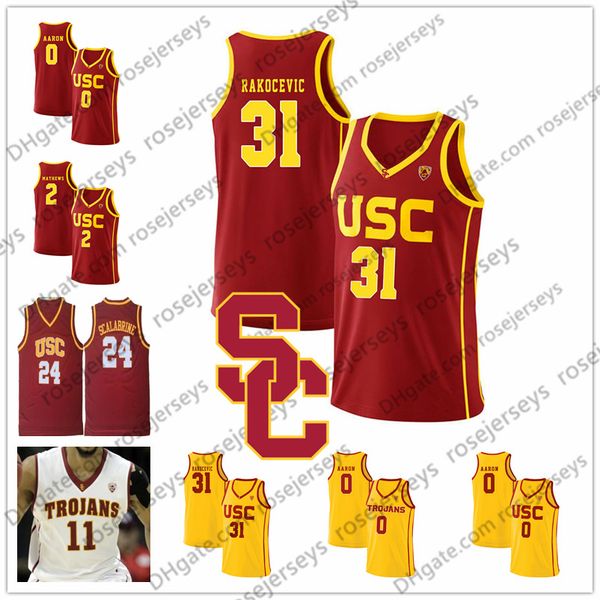 ncaa usc trojans #0 shaqquan aaron 2 jonah mathews 31 nick rakocevic 1 usher 5 derryck thornton red yellow white retro jersey s-4xl, Black
ncaa usc trojans #0 shaqquan aaron 2 jonah mathews 31 nick rakocevic 1 usher 5 derryck thornton red yellow white retro jersey s-4xl, Black