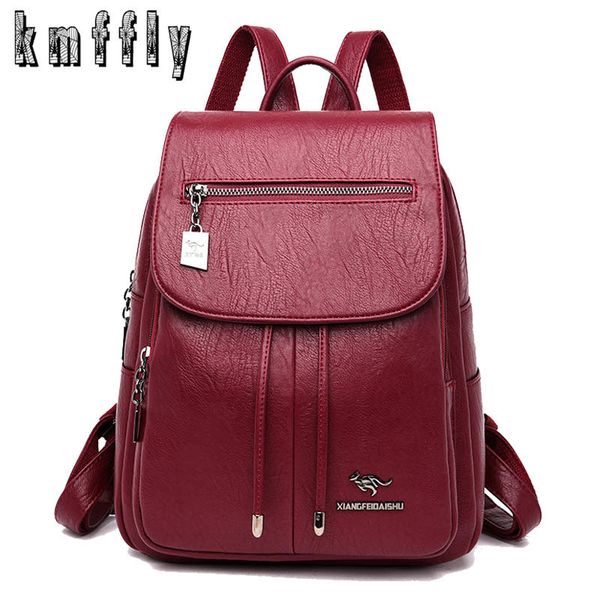 new leather backpacks women high capacity shoulder bag lady travel backpack mochilas school bags for teenage girls y200623
new leather backpacks women high capacity shoulder bag lady travel backpack mochilas school bags for teenage girls y200623