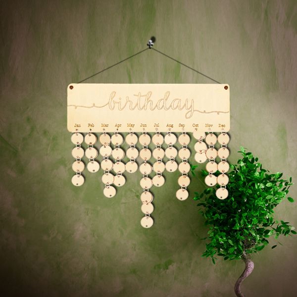 laser cut wood script birthday calendar wooden board plaque birthday party home day wall decoration family celebrations
laser cut wood script birthday calendar wooden board plaque birthday party home day wall decoration family celebrations