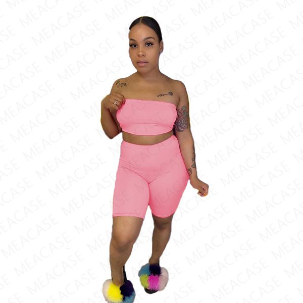 summer designer women's letters print tracksuit strapless tees + shorts two-piece outfits sportswear casual clothing s-xxl nk7103, Gray
summer designer women's letters print tracksuit strapless tees + shorts two-piece outfits sportswear casual clothing s-xxl nk7103, Gray