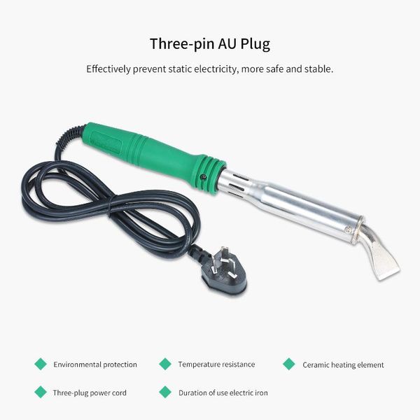 300w electric soldering iron external heating rubber soldering iron high power constant temperature bent nozzle welding tool
300w electric soldering iron external heating rubber soldering iron high power constant temperature bent nozzle welding tool