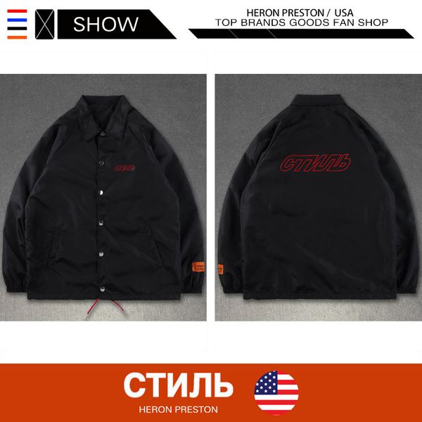 New Mens 2019 Luxury Designer Clothes Letter Printing Outdoor Windbreaker HERON PRESTON Jacket Mens Designer Jackets Black
New Mens 2019 Luxury Designer Clothes Letter Printing Outdoor Windbreaker HERON PRESTON Jacket Mens Designer Jackets Black