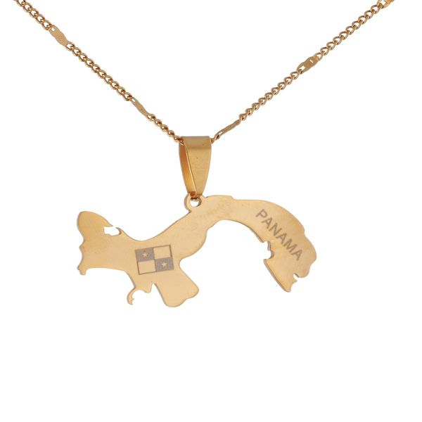 stainless steel gold color fashion panama map pendant necklaces panamanian maps trendy women chain jewelry gifts, Silver
stainless steel gold color fashion panama map pendant necklaces panamanian maps trendy women chain jewelry gifts, Silver