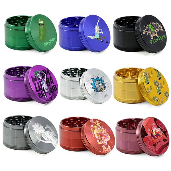 63мм 4-слойная Grinder С 9 Cartoon Patterns Herbal специй Измельчитель перца Кофемолки изготовлен из алюминиевого сплава 9 цветов
63мм 4-слойная Grinder С 9 Cartoon Patterns Herbal специй Измельчитель перца Кофемолки изготовлен из алюминиевого сплава 9 цветов