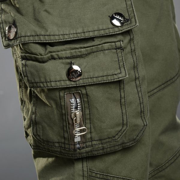 fashion men's pants casual outdoors solid multi-pocket work pants cargo long trousers mens pants joggers pantalon hombre new, Black
fashion men's pants casual outdoors solid multi-pocket work pants cargo long trousers mens pants joggers pantalon hombre new, Black