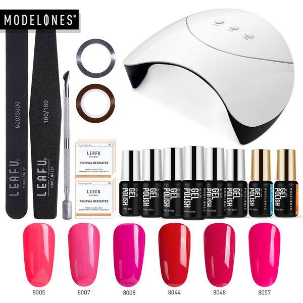 modelones 36w led nail lamp uv lamp manicure tools gel polish set soak off base coat coat nail tools gel kits
modelones 36w led nail lamp uv lamp manicure tools gel polish set soak off base coat coat nail tools gel kits