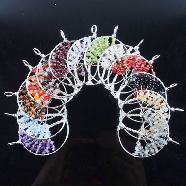 wojiaer 52mm silver round the tree of life pendant new handmade tigers eye black quartz gem stone bn327
wojiaer 52mm silver round the tree of life pendant new handmade tigers eye black quartz gem stone bn327