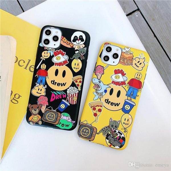 high luxury design fashion drew house soft phone case for iphone se x xs max xr 11 pro max phone cover for iphone 7 8 plus smiley face cover
high luxury design fashion drew house soft phone case for iphone se x xs max xr 11 pro max phone cover for iphone 7 8 plus smiley face cover