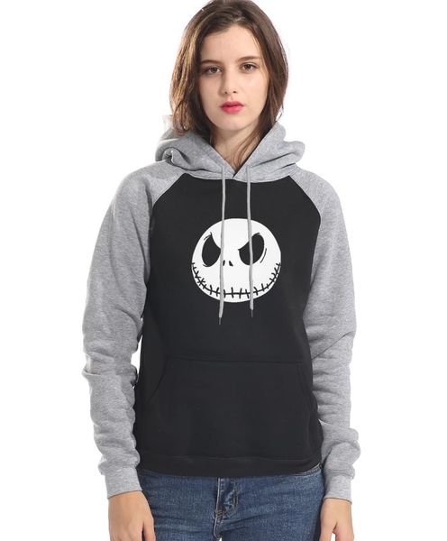 2019 streetwear kpop brand tracksuits jack skellington pullovers women raglan sleeve sweatshirts hip-hop long sleeves hoodies pp, Black
2019 streetwear kpop brand tracksuits jack skellington pullovers women raglan sleeve sweatshirts hip-hop long sleeves hoodies pp, Black