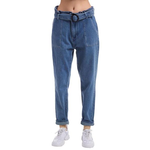 ladies high waist denim harem pants fashion washed jeans loose casual ladies spring autumn jeans, Blue
ladies high waist denim harem pants fashion washed jeans loose casual ladies spring autumn jeans, Blue