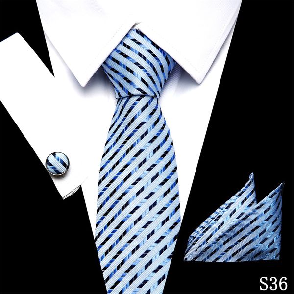 2019 striped blue tie hanky cufflinks set 100% silk jacquard necktie business men gifts necktie set, Blue;purple
2019 striped blue tie hanky cufflinks set 100% silk jacquard necktie business men gifts necktie set, Blue;purple