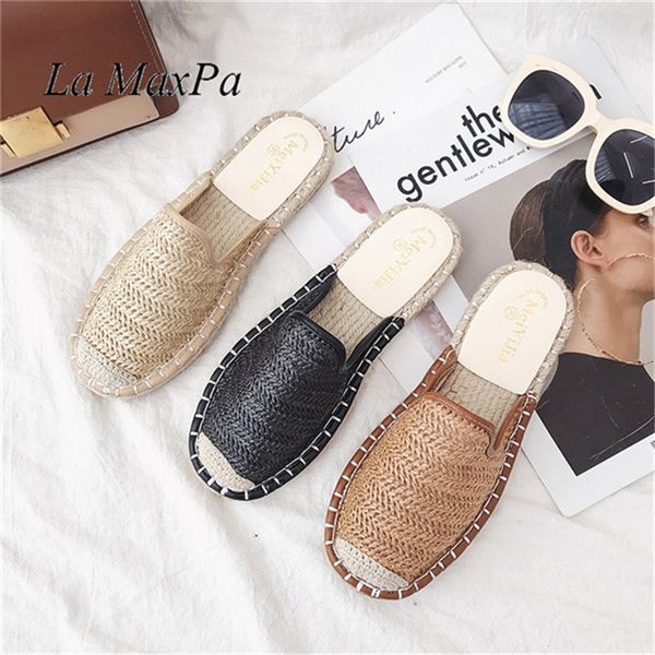shoes women flat slippers summer cool slides mesh straw weave slides outside slippers beach flip flop breathable hollow sandals, Black
shoes women flat slippers summer cool slides mesh straw weave slides outside slippers beach flip flop breathable hollow sandals, Black