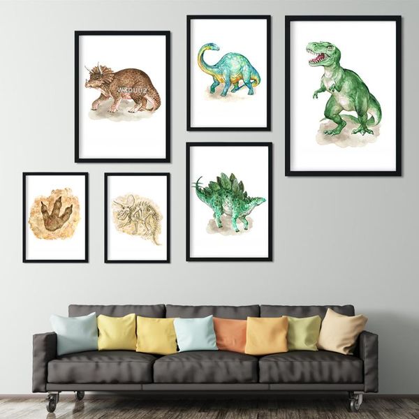 watercolour dinosaur fossil nordic mural child room living room home decor painting art decor posters canvas painting m492
watercolour dinosaur fossil nordic mural child room living room home decor painting art decor posters canvas painting m492