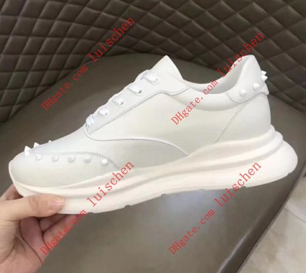red bottom designer shoes low cut suede spike luxury sneakers for men and women shoes party wedding crystal leather sneakers 02, Black
red bottom designer shoes low cut suede spike luxury sneakers for men and women shoes party wedding crystal leather sneakers 02, Black