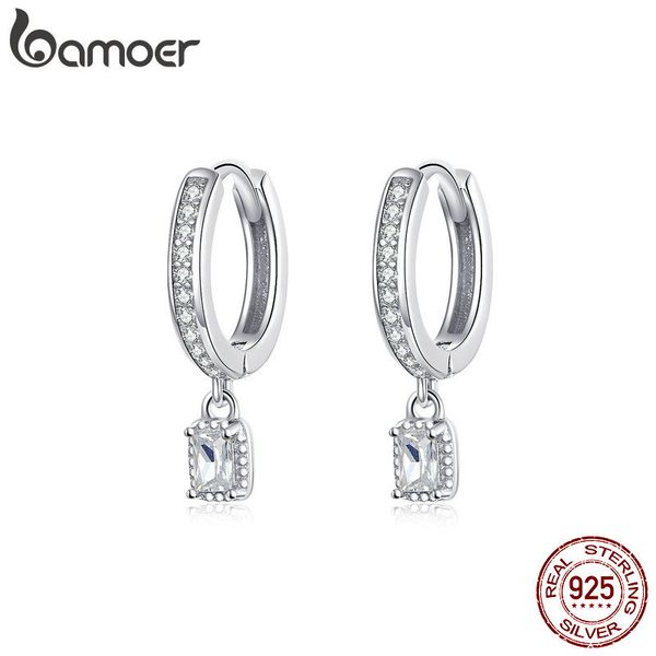 bamoer hoop earrings with charm solid sterling silver 925 cz wedding jewelry engagement statement brincos bse157, Golden
bamoer hoop earrings with charm solid sterling silver 925 cz wedding jewelry engagement statement brincos bse157, Golden