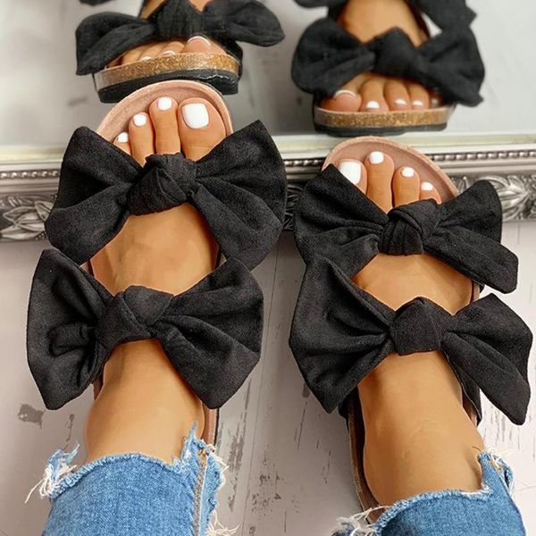 women's sandals bowknot roman flat slippers casual beach indoor&outdoor shoes, Black
women's sandals bowknot roman flat slippers casual beach indoor&outdoor shoes, Black