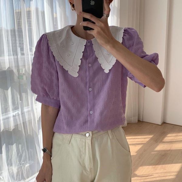 чужеродные kitty streetwear стильный color-хит vintage 2020 hot peter pan collar retro new сладкие chic нежные тонкие женщины тонкий рубашки, White
чужеродные kitty streetwear стильный color-хит vintage 2020 hot peter pan collar retro new сладкие chic нежные тонкие женщины тонкий рубашки, White