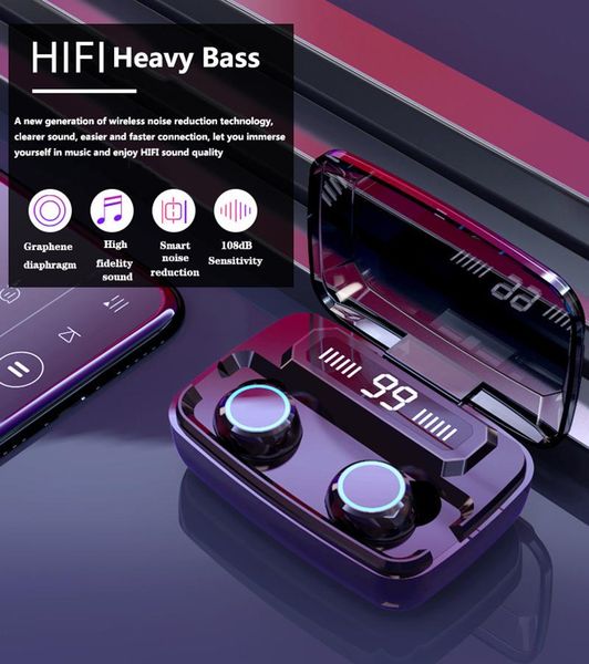2020 led bluetooth wireless headset earplug tws touch sports headset noise elimination headset 3500mah large capacity charging box
2020 led bluetooth wireless headset earplug tws touch sports headset noise elimination headset 3500mah large capacity charging box