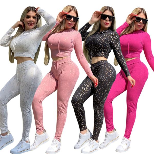 gilding printing womens reset 2020 fashion solid long sleeve skinny hooded crop 2pcs womens designer tracksuits, Gray
gilding printing womens reset 2020 fashion solid long sleeve skinny hooded crop 2pcs womens designer tracksuits, Gray