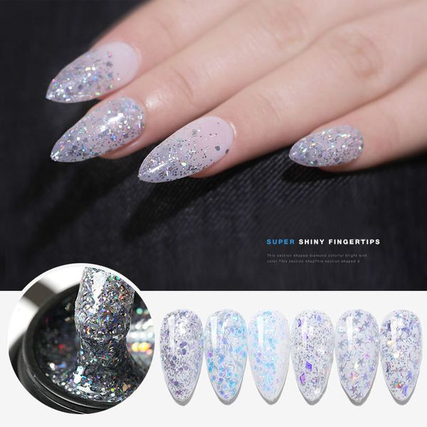 new popular flash glitter sequin gel nail polish mercury sand laser mirage star moon slice net red fairy magic color silver diy, Red;pink
new popular flash glitter sequin gel nail polish mercury sand laser mirage star moon slice net red fairy magic color silver diy, Red;pink