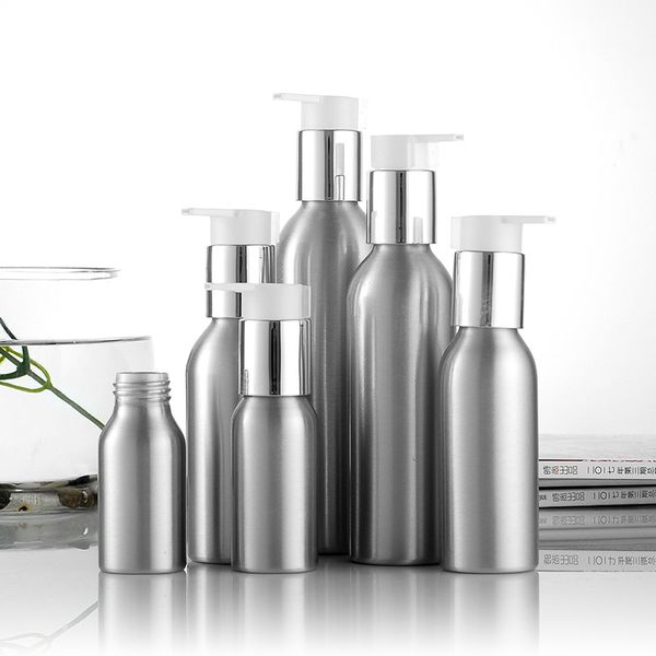40-250ml aluminum pump bottle lotion pump shampoo lotion refillable bottle liquid dispenser travel container
40-250ml aluminum pump bottle lotion pump shampoo lotion refillable bottle liquid dispenser travel container