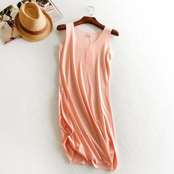 women comfortable home long vest tank u neck seamless thin all match slim brief basic camisloe vest dress, Black;white
women comfortable home long vest tank u neck seamless thin all match slim brief basic camisloe vest dress, Black;white