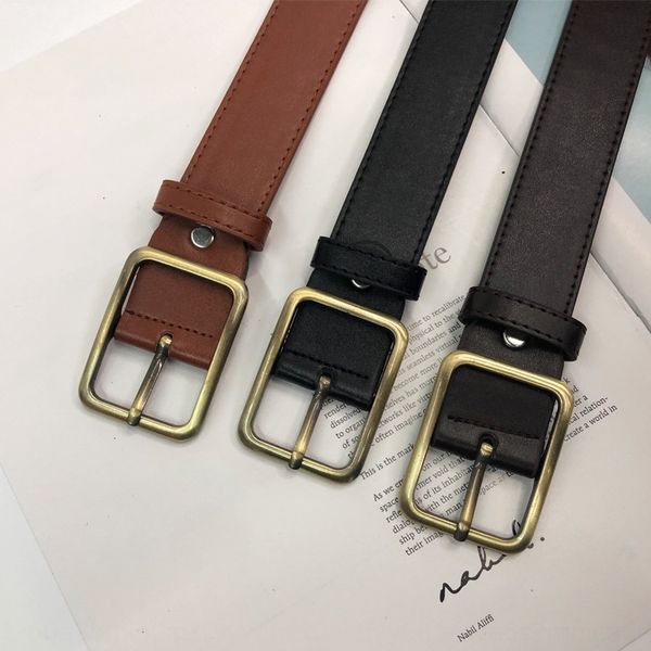 women's simple and pin jeans all-match rectangular pin buckle women's wide belt jeans student belt, Black;brown
women's simple and pin jeans all-match rectangular pin buckle women's wide belt jeans student belt, Black;brown
