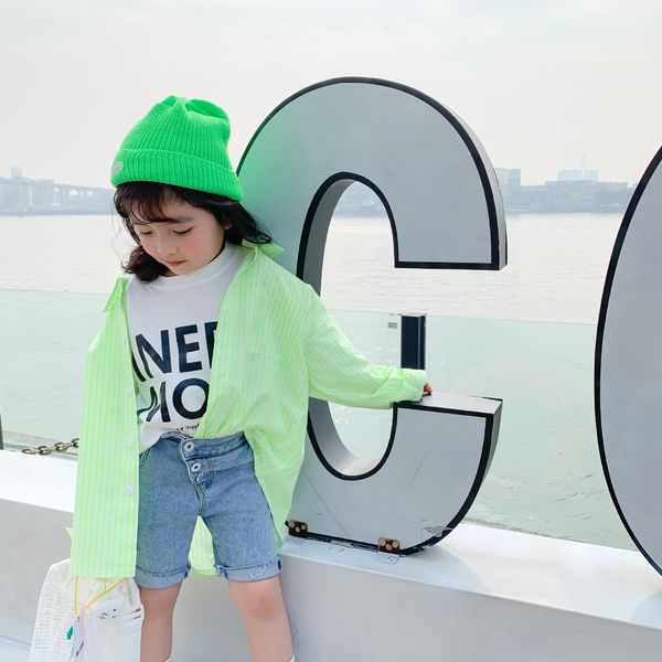CHILDREN'S Shirt 2020 Men And Women Children Cotton Cloth Casual Coat Children Fluorescent Stripes Fold-down Collar Pocket Coat
CHILDREN'S Shirt 2020 Men And Women Children Cotton Cloth Casual Coat Children Fluorescent Stripes Fold-down Collar Pocket Coat