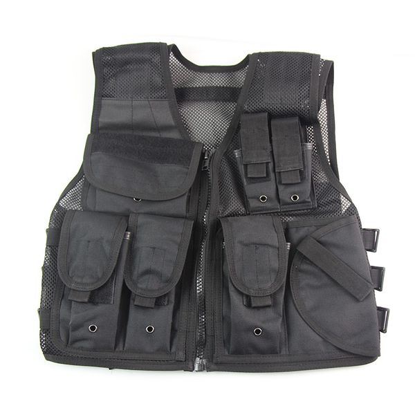 tactical vest body armor adjustable combat multi-pocket mesh vest for cs game hiking hunting protective equipment, Camo;black
tactical vest body armor adjustable combat multi-pocket mesh vest for cs game hiking hunting protective equipment, Camo;black