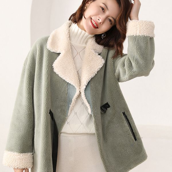 womens winter faux fur coat women korean plus size fashion elegant overcoat thick warm loose fur lamb hair long coat with belt, Black
womens winter faux fur coat women korean plus size fashion elegant overcoat thick warm loose fur lamb hair long coat with belt, Black