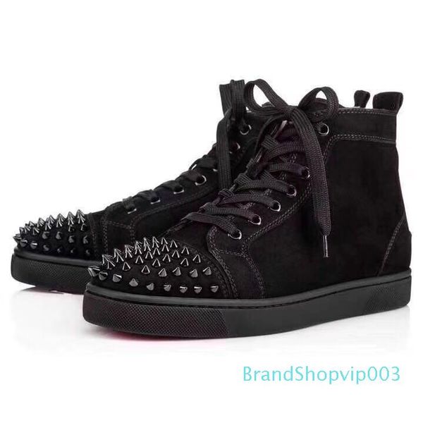 big size studded spikes shoes mens trainers red bottom designer sneakers for men and women suede glitter party shoes 20 color, Black
big size studded spikes shoes mens trainers red bottom designer sneakers for men and women suede glitter party shoes 20 color, Black